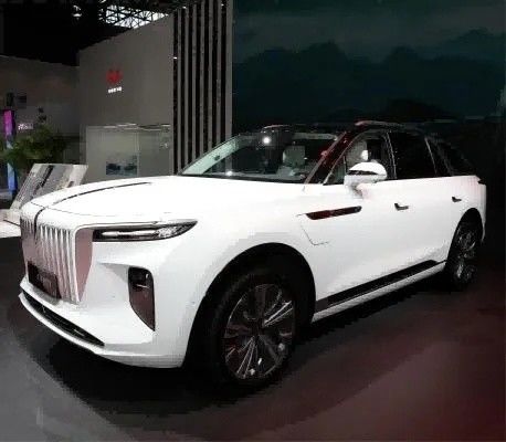 Modelo de carrocería Sedán Hongqi E-HS9 o automóvil eléctrico de lujo chino usado con motor 4WD