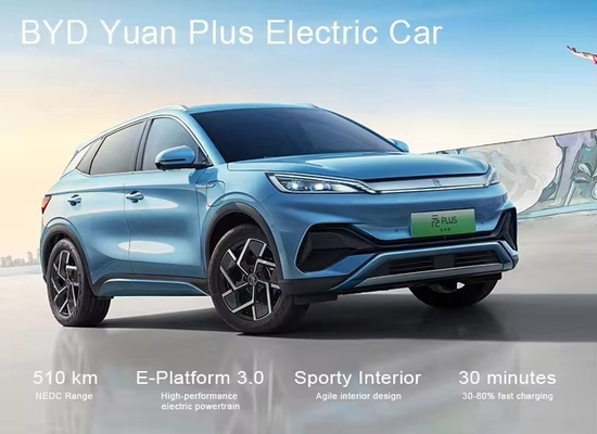 2024 Byd Yuan PRO Coche eléctrico con par máximo de 310 Nm y sistema de entretenimiento del coche