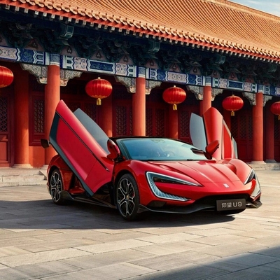 Sistema de frenado electromagnético BYD Yangwang U9 Coche deportivo eléctrico EV Supercoche híbrido