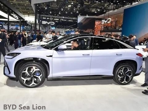 2024 Byd Sea Lion 07 EV eléctrico puro SUV de tamaño mediano con capacidad de batería de 71.8 Kwh