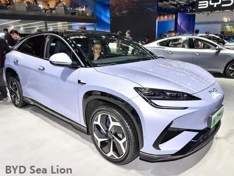 2024 Byd Sea Lion 07 EV eléctrico puro SUV de tamaño mediano con capacidad de batería de 71.8 Kwh