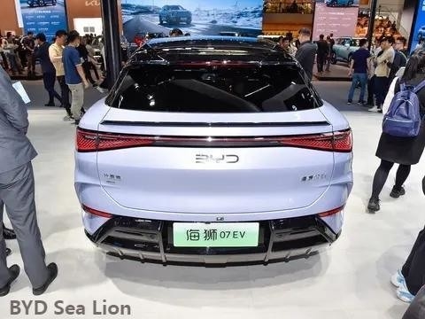 2024 Byd Sea Lion 07 EV eléctrico puro SUV de tamaño mediano con capacidad de batería de 71.8 Kwh
