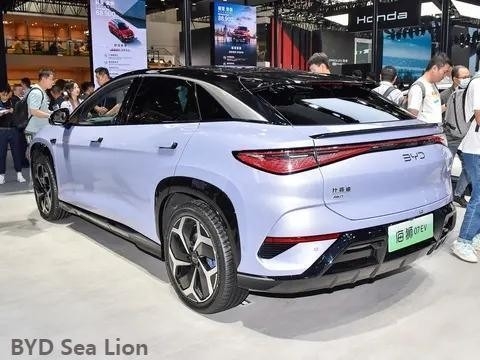 2024 Byd Sea Lion 07 Awd Coche eléctrico con capacidad de batería de 71,8 Kwh y 5 asientos