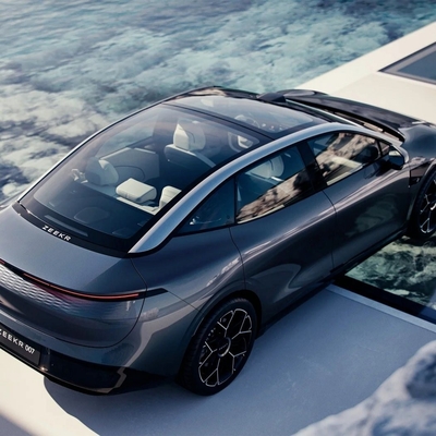 Zeekr 007 2024 4WD 75kwh 100 Kwh EV Carro eléctrico puro de tamaño medio Forma de suspensión trasera del automóvil