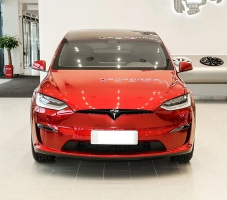 Condiciones de carretera T-Esla eléctrico puro modelo X 700km SUV grande de tamaño mediano auto usado de lujo