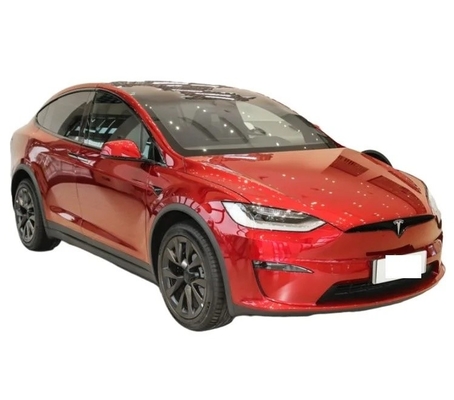 Condiciones de carretera T-Esla eléctrico puro modelo X 700km SUV grande de tamaño mediano auto usado de lujo