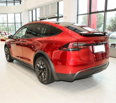 Condiciones de carretera T-Esla eléctrico puro modelo X 700km SUV grande de tamaño mediano auto usado de lujo