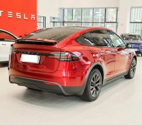 Condiciones de carretera T-Esla eléctrico puro modelo X 700km SUV grande de tamaño mediano auto usado de lujo