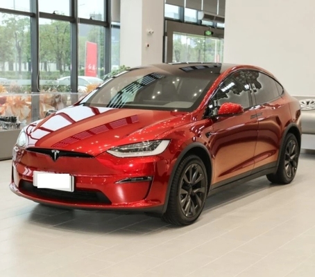 Condiciones de carretera T-Esla eléctrico puro modelo X 700km SUV grande de tamaño mediano auto usado de lujo