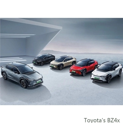 Coches eléctricos Toyota Bz4X 2WD con una capacidad de batería de 66.7 Kwh y 160km/H Max.Speed