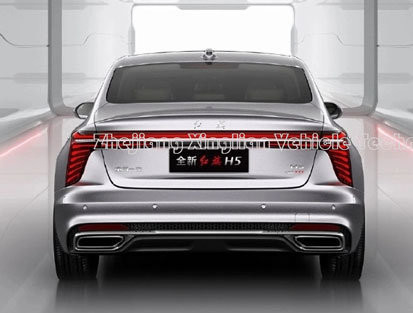 Hongqi H5 negro 2.0t 224 caballos de fuerza Fwd coches urbanos con caja de cambios automática