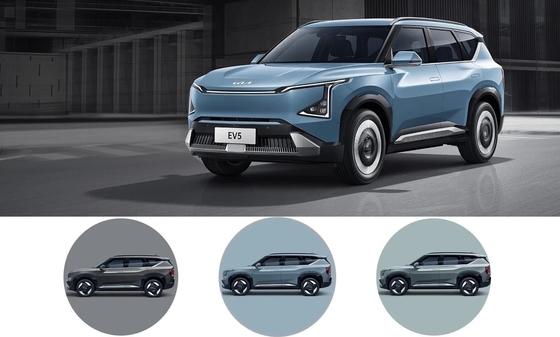 Tipo de energía KIA EV5 eléctrico puro Coche de 5 asientos SUV de lujo 530km Rango 231HP Auto Gris