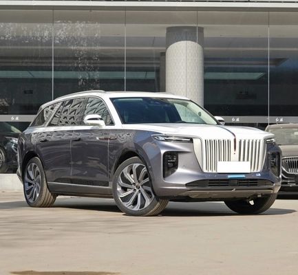 Modelo de carrocería Sedán Hongqi E-HS9 o automóvil eléctrico de lujo chino usado con motor 4WD