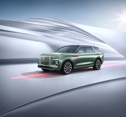 2022 Hongqi Ehs9 Vehículo energético de hielo blanco/cuántico gris Hongqi E-HS9 para su beneficio