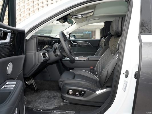 Certificado ISO14001 Hongqi E-HS9 SUV eléctrico de 4 plazas con manejo FWD y alcance de 690 km
