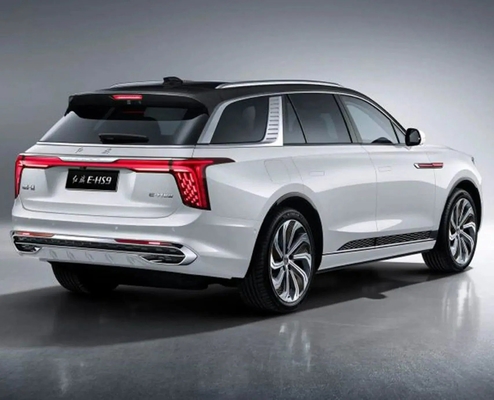 Caja de cambios automática de 600 km de alcance SUV eléctrico E-HS Eqm5 Sedan Hongqi E-HS9 7 asientos EV Car