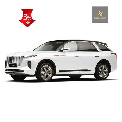 2920 mm distancia entre ejes Dirección izquierda Hongqi E-HS9 EV Auto 5 puertas 7 asientos SUV para largo alcance