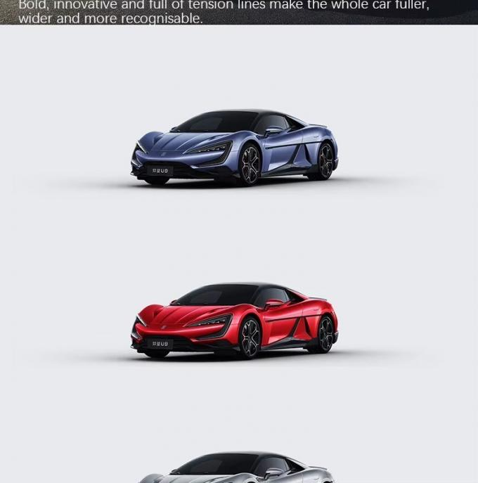 China′s New EV Car Byd Pure Electric Supercar Yangwang U9 Four-Wheel Drive Supercar 2.36 Seconds to 100 Km